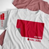 Poli-Flex Premium 408 Rot T-Shirt Folie